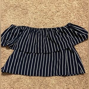 Off the shoulder crop top